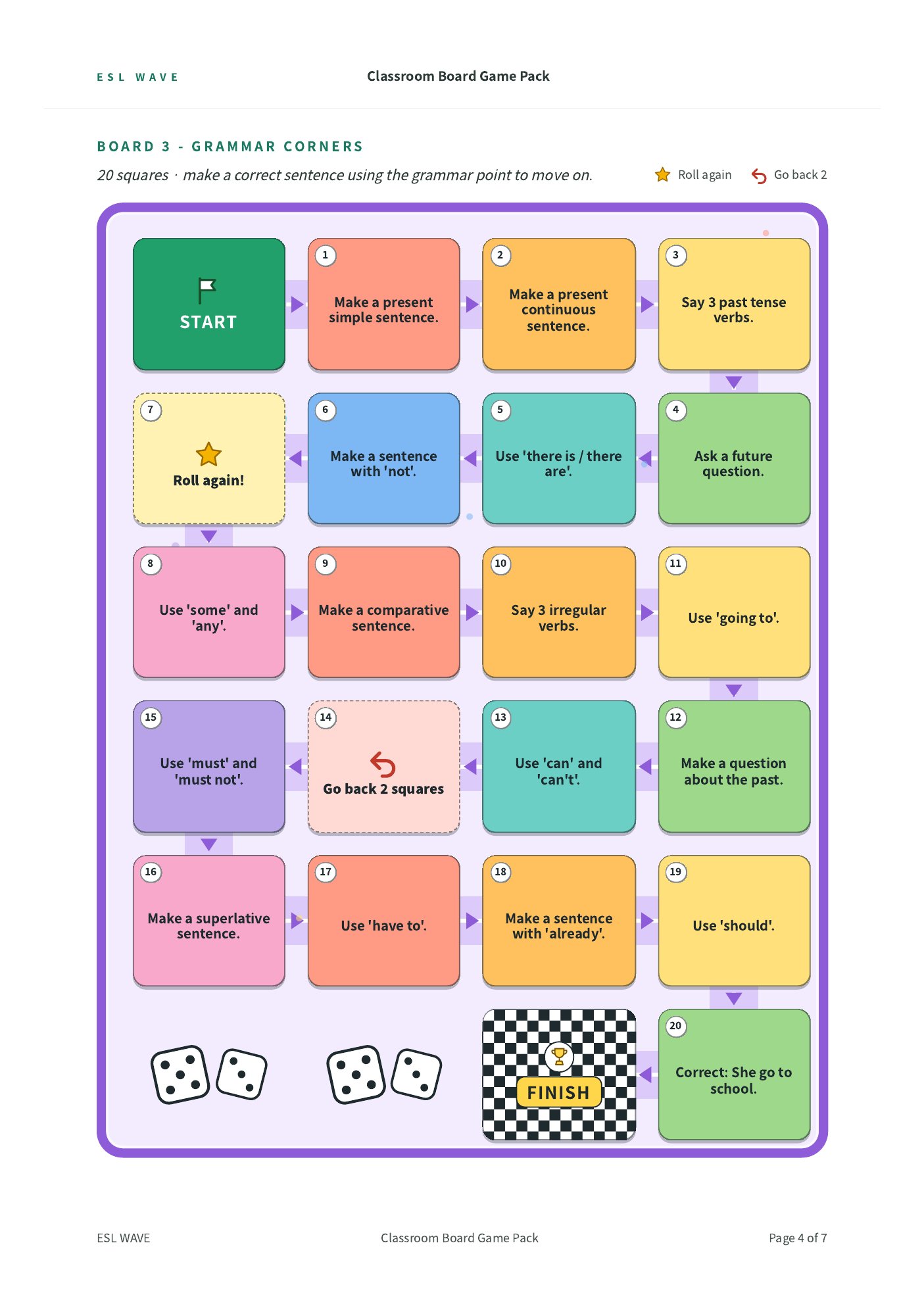 Classroom Board Game Pack — page 4 of 7