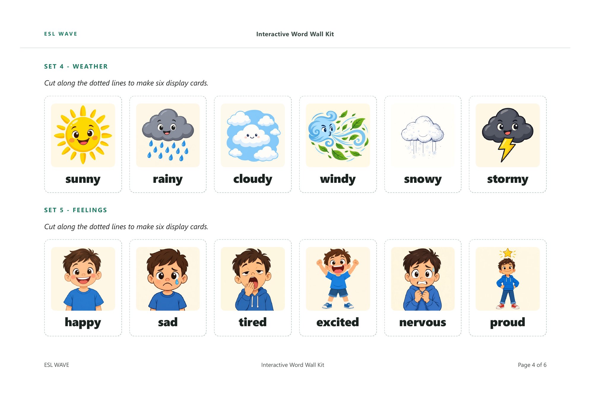 Interactive Word Wall Kit — page 4 of 6